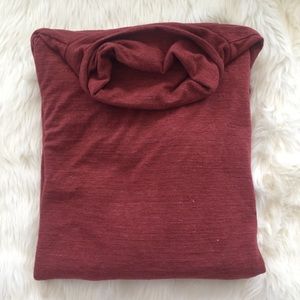 Madewell Burnt Red Turtleneck longsleeve
